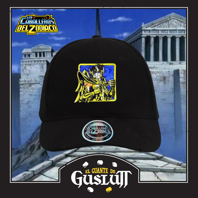 Gorra Saint Seiya “Aiolos of Saggitarius” Negra