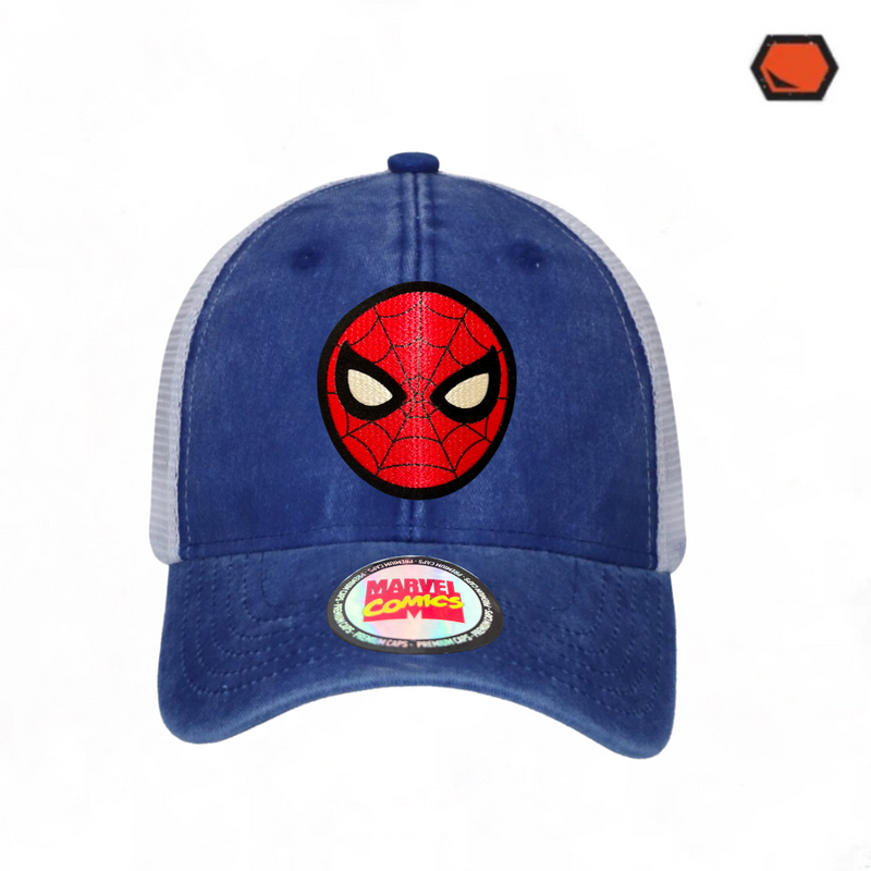 Gorra Spiderman “Arachnoid Sense” Azul Royal-Blanca Trucker