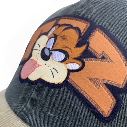 Gorra Looney Tunes “Taz” Gris-Beige Vintage