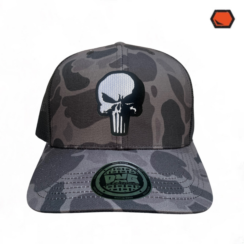 Gorra Marvel “The Punisher” Camo Premium Trucker