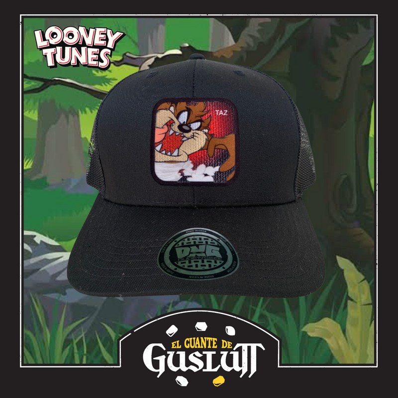 Gorra Looney Tunes “Taz” Negra Premium Trucker