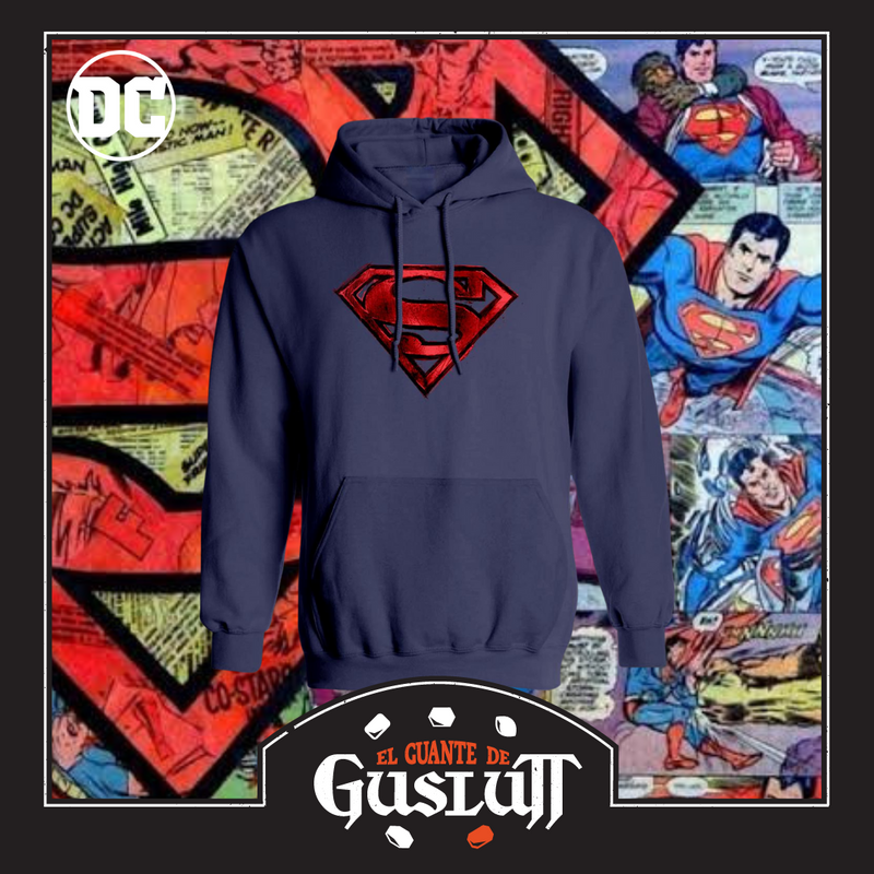 Hoodie DC Comics “Superman Logo” Azul Marino