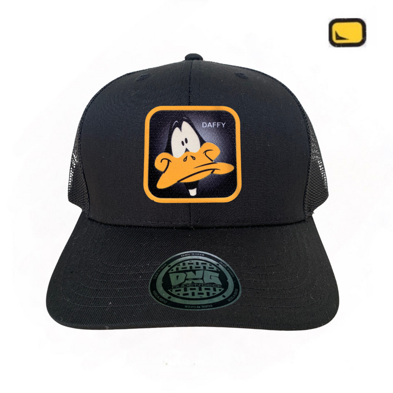 Gorra Looney Tunes “Daffy Duck” Negra Premium Trucker