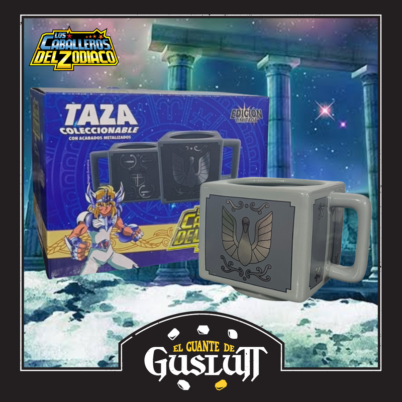 Taza Caballeros del Zodiaco Edición Especial “Cygnus Cloth Box”