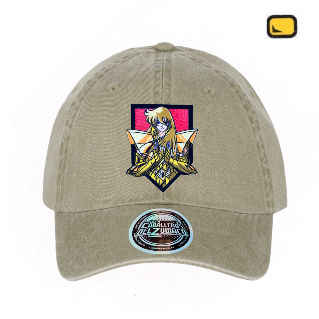 Gorra Saint Seiya “Virgo Shaka” Beige Vintage