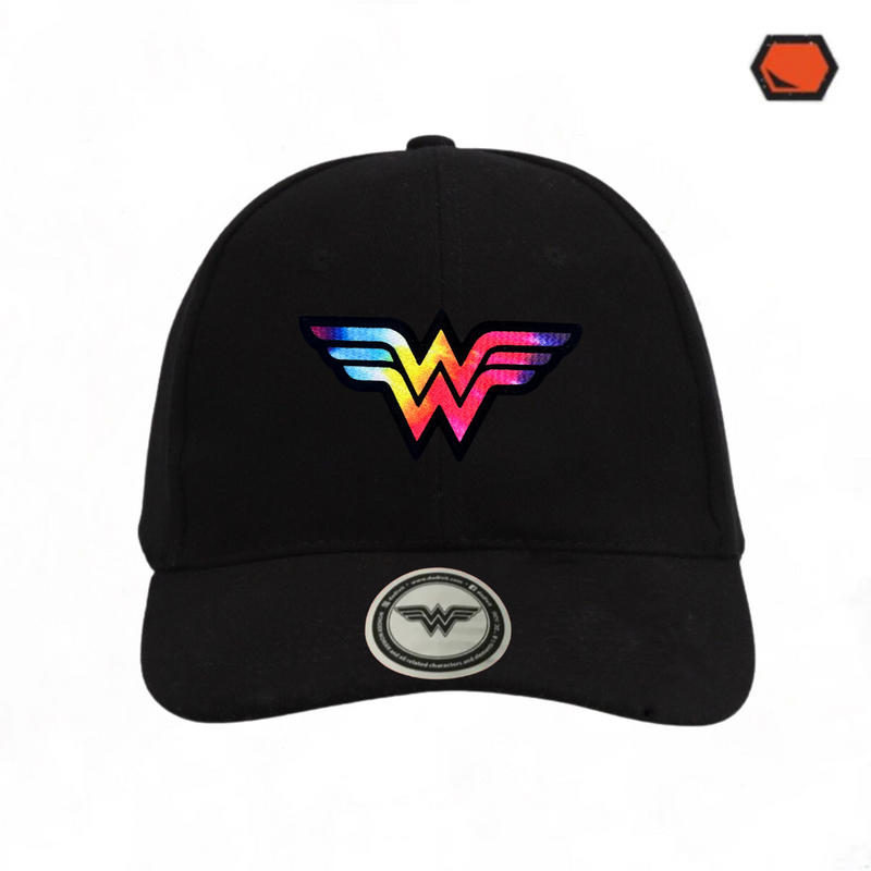 Gorra DC Comics Wonder Woman “Multicolor Logo” Negra