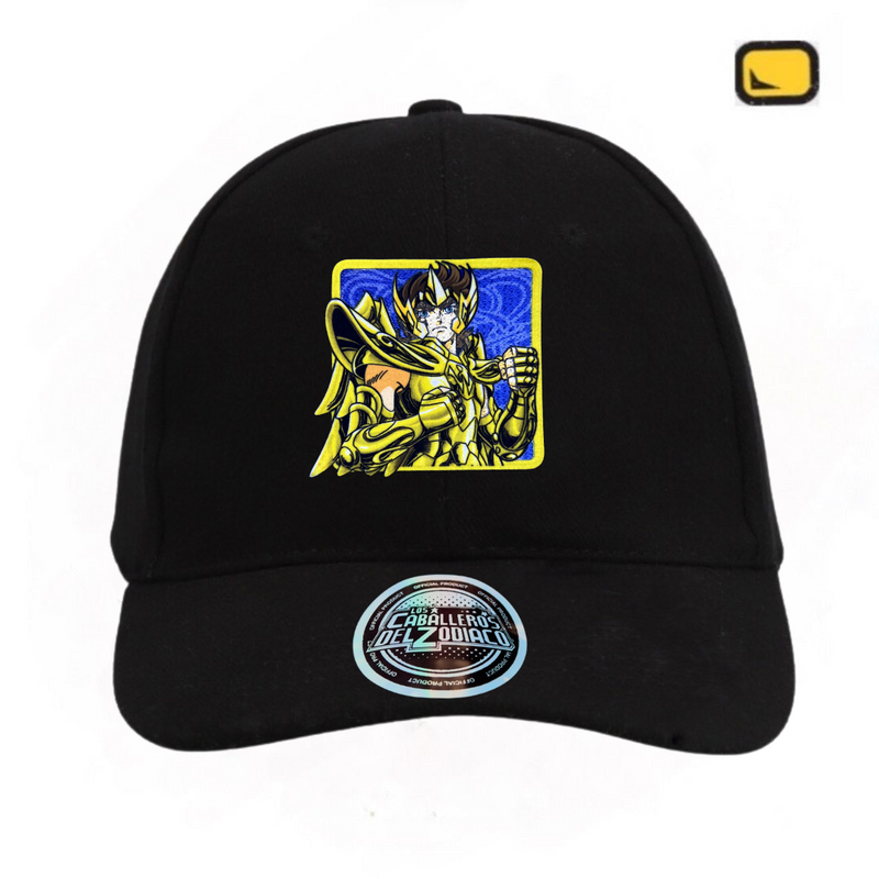 Gorra Saint Seiya “Aiolos of Saggitarius” Negra