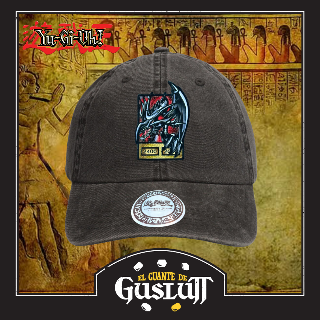 Gorra Yu-Gi-Oh! “Red Eyes Black Dragon” Gris Vintage