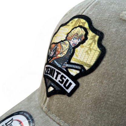 Gorra Demon Slayer: Kimetsu No Yaiba “Zenitsu Agatsuma” Beige-Blanca Trucker