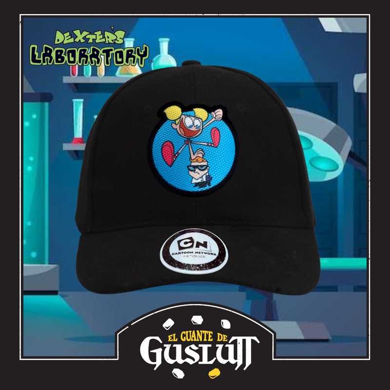 Gorra Cartoon Network Dexter’s Laboratory “Dexter & Dee-Dee” Negra