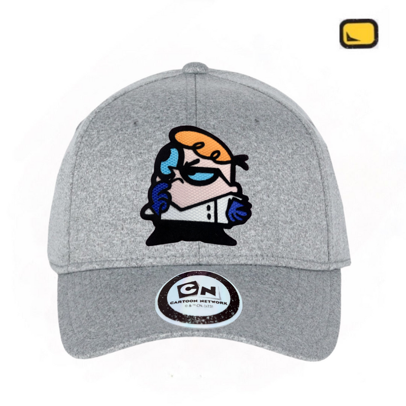 Gorra Cartoon Network Dexter’s Laboratory “Thinking Dexter” Gris Jaspe