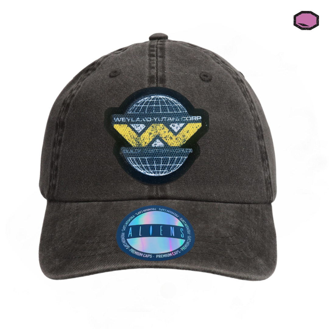 Gorra Aliens Weyland-Yutani Corp “Building Better Worlds” Logo Gris Vintage