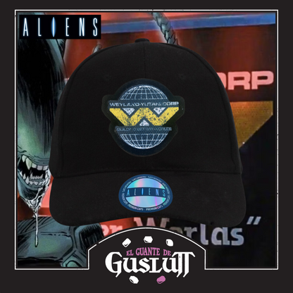 Gorra Aliens Weyland-Yutani Corp “Building Better Worlds” Logo Negra