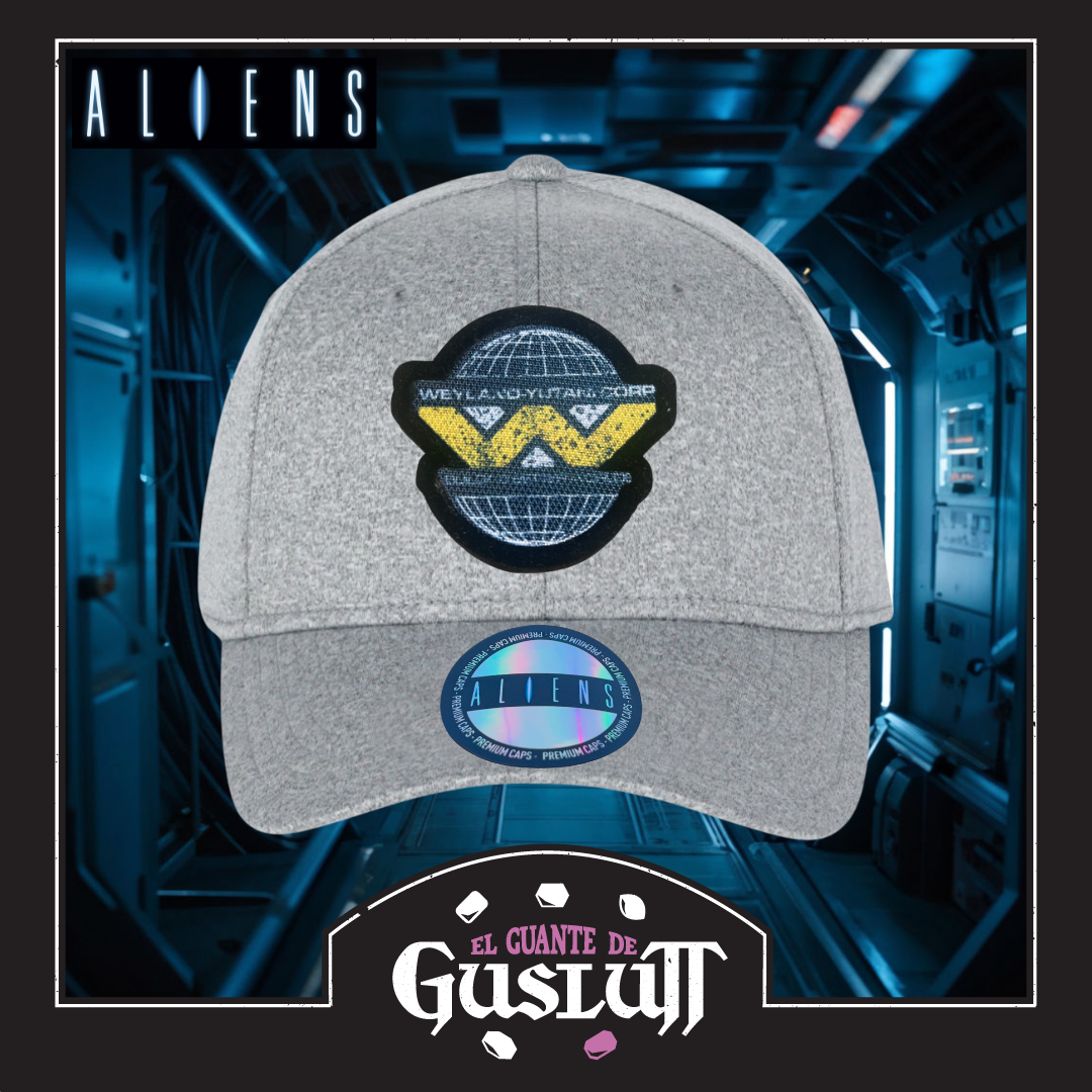 Gorra Aliens Weyland-Yutani Logo “Building Better Worlds” Gris Jaspe