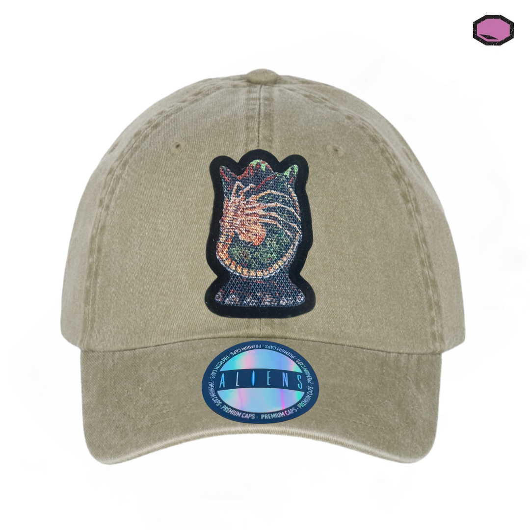 Gorra Aliens “Facehugger & Egg” Beige Vintage