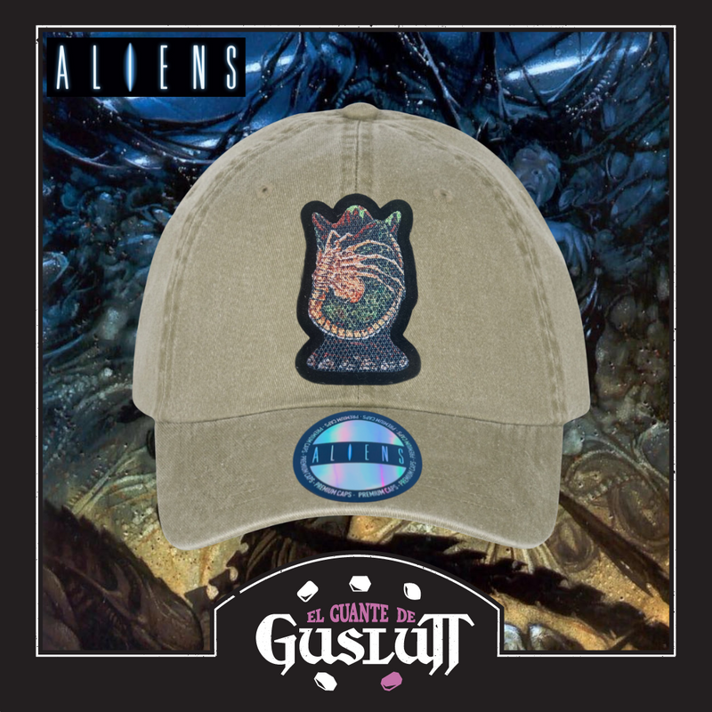 Gorra Aliens “Facehugger & Egg” Beige Vintage