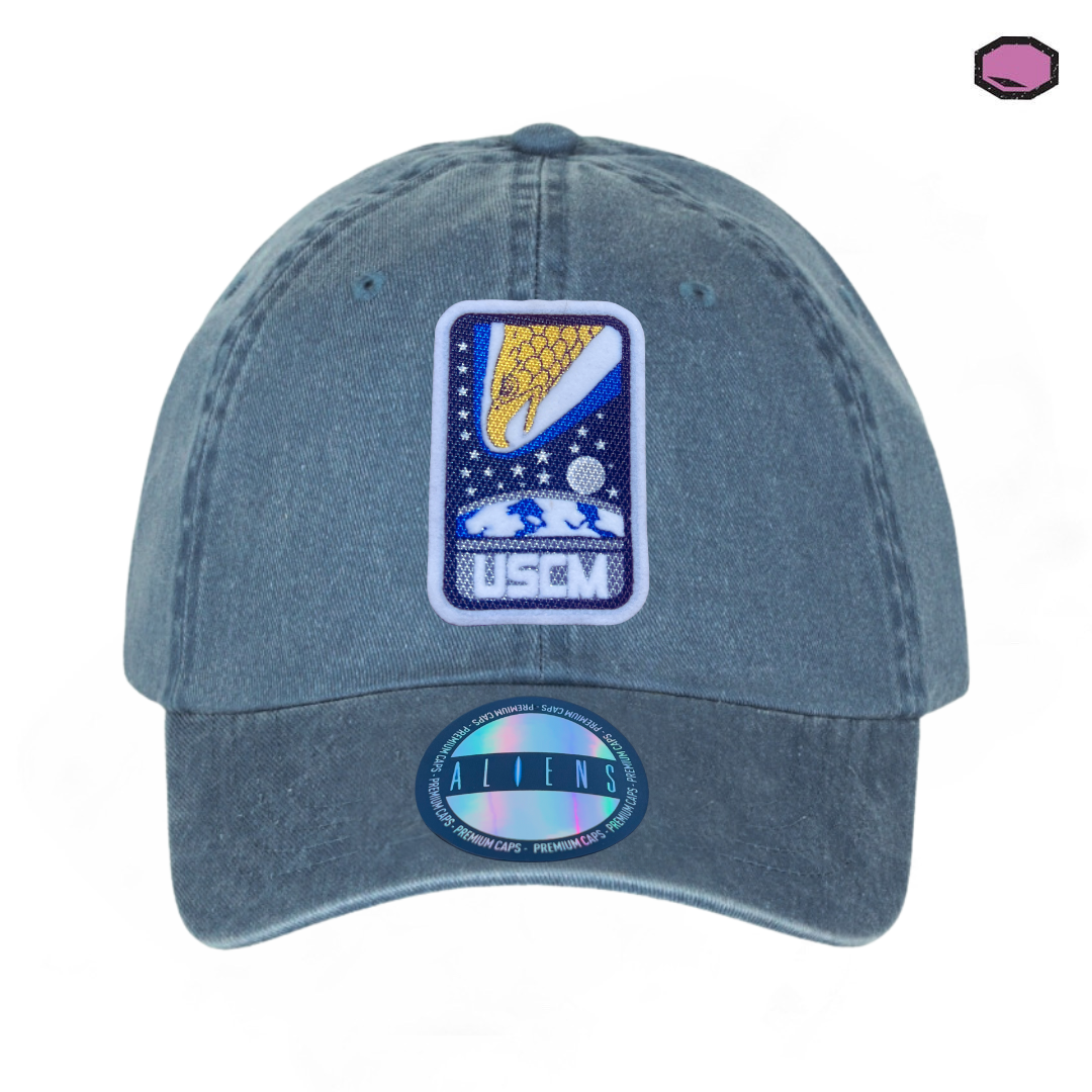 Gorra Aliens “USCM Corps” Azul Vintage