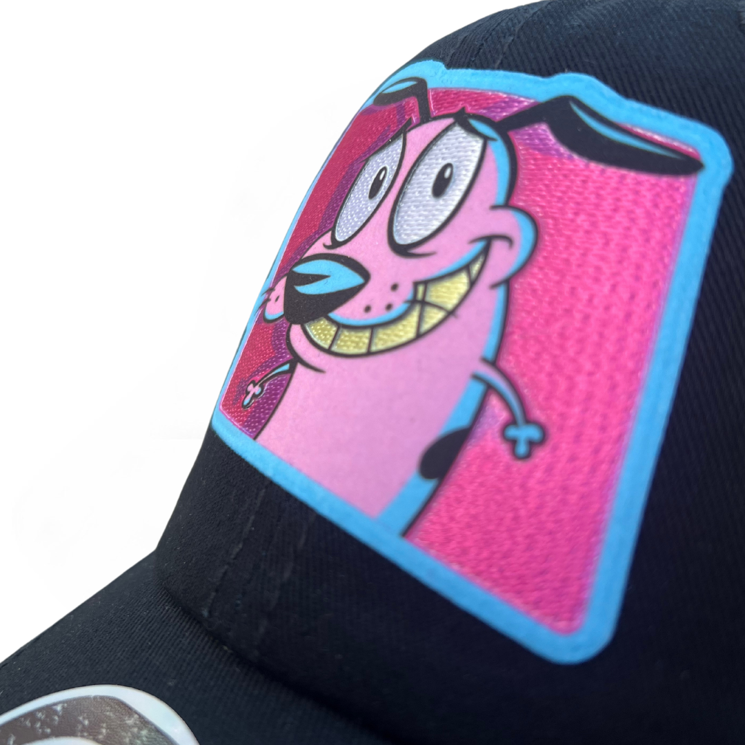 Gorra Cartoon Network Coraje el perro Cobarde “Smiling Courage” Negra