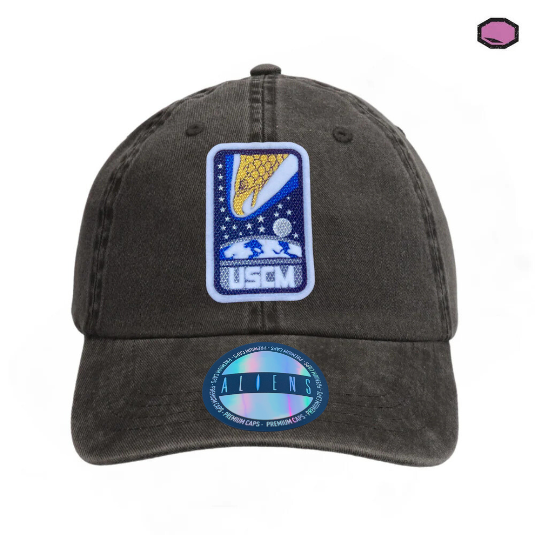 Gorra Aliens “USCM Corps” Gris Vintage