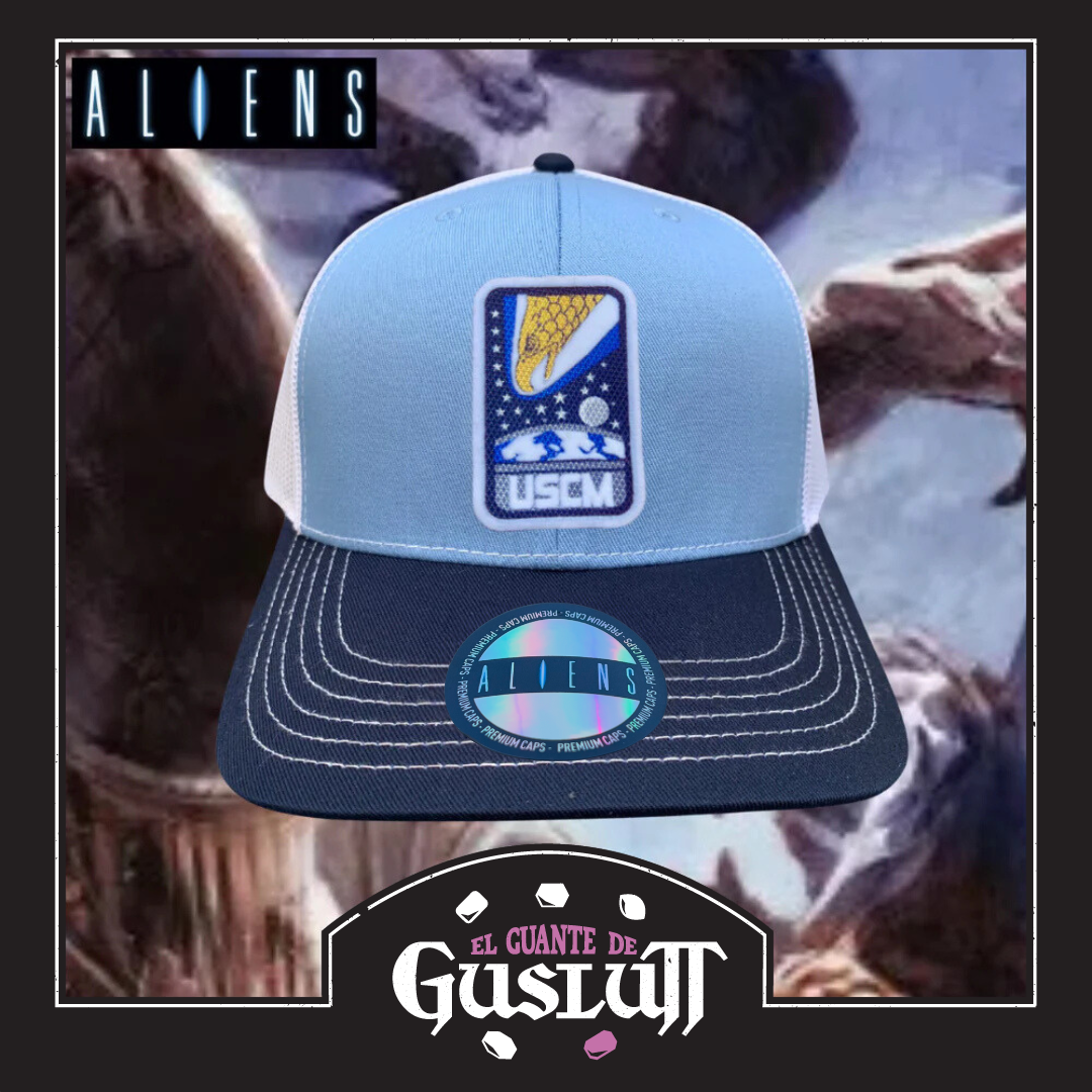 Gorra Aliens “USCM Corps” Tricolor Premium Trucker