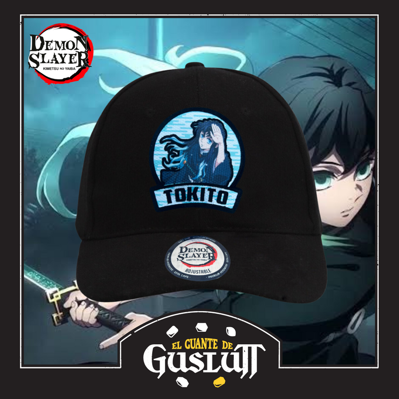 Gorra Demon Slayer: Kimetsu No Yaiba “Muichiro Tokito” Negra