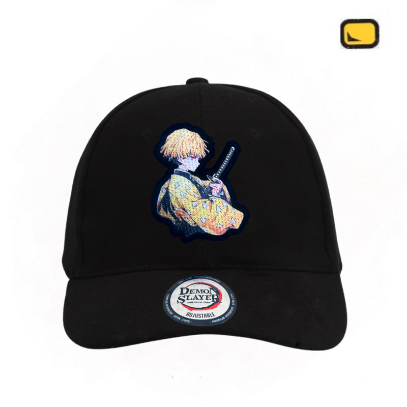 Gorra Demon Slayer: Kimetsu No Yaiba “Zenitsu Agatsuma” Negra