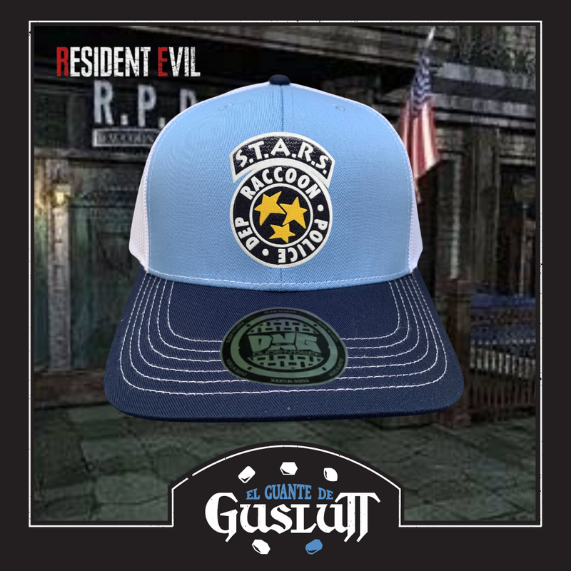 Gorra Resident Evil “S.T.A.R.S.” Tricolor Premium Trucker