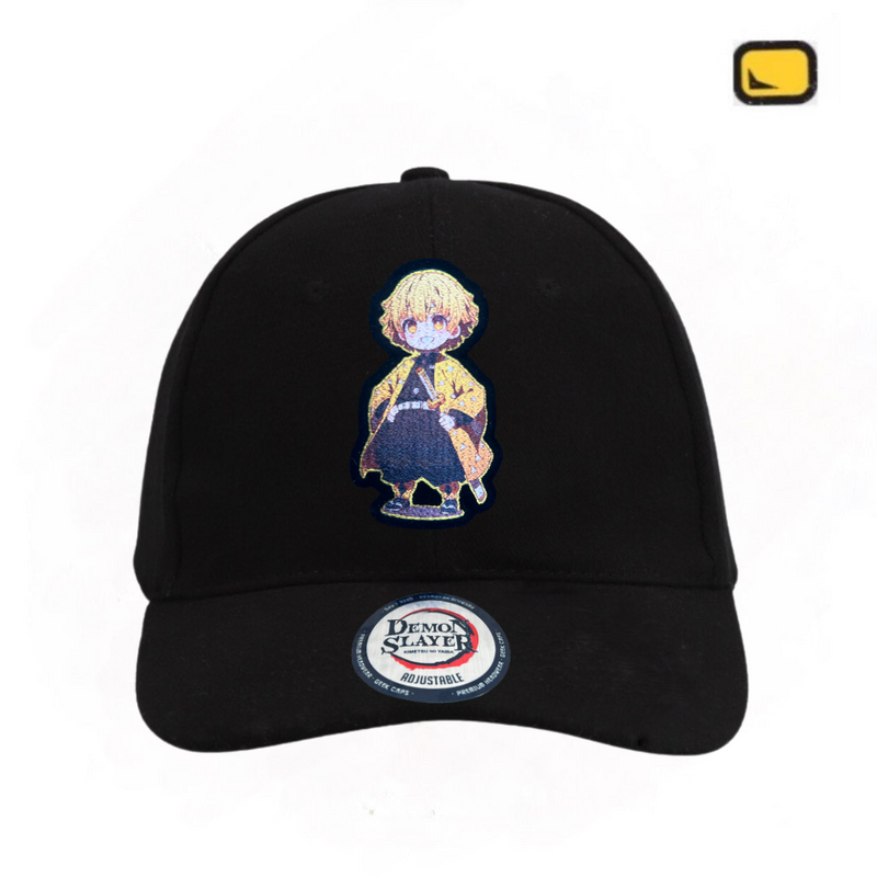 Gorra Demon Slayer: Kimetsu No Yaiba “Chibi Zenitsu Agatsuma” Negra