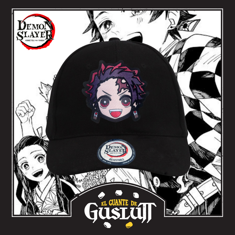 Gorra Demon Slayer: Kimetsu No Yaiba “Chibi Tanjiro Kamado” Negra