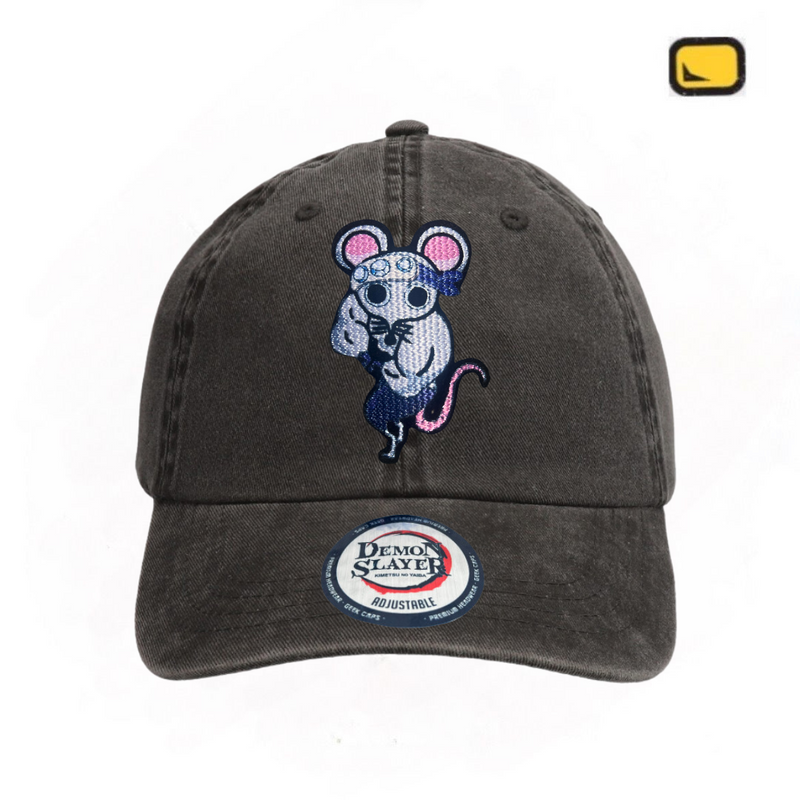 Gorra Demon Slayer: Kimetsu No Yaiba “Tengen’s Ninju Mouse” Gris Vintage