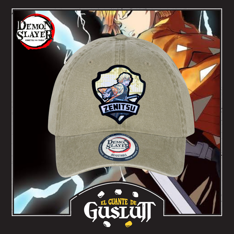 Gorra Demon Slayer: Kimetsu No Yaiba “Zenitsu Agatsuma” Beige Vintage