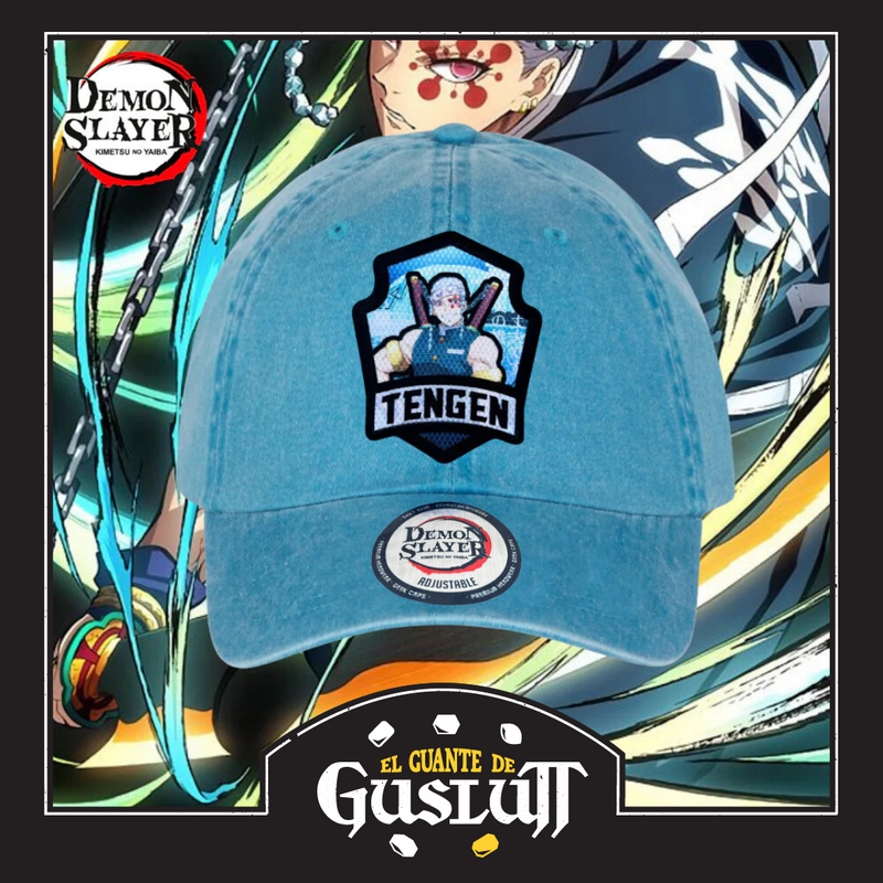 Gorra Demon Slayer: Kimetsu No Yaiba “Tengen Uzui” Turquesa Vintage