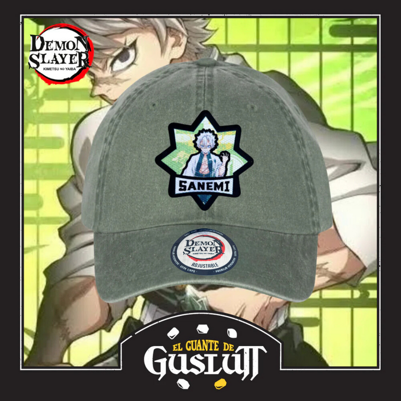 Gorra Demon Slayer: Kimetsu No Yaiba “Sanemi Shinazugawa” Verde Vintage