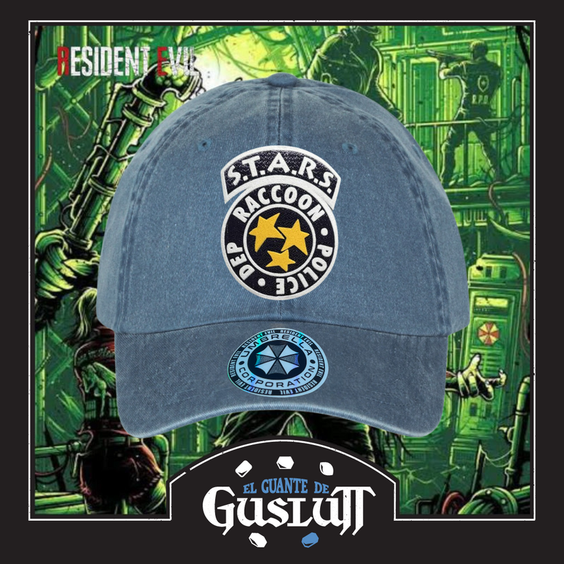 Gorra Resident Evil “S.T.A.R.S.” Azul Vintage