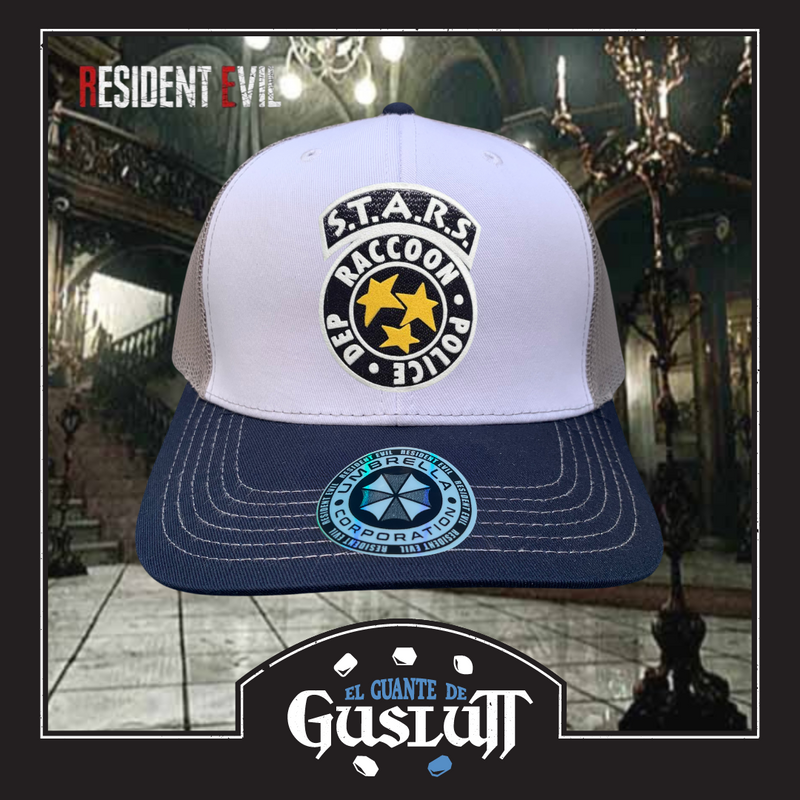 Gorra Resident Evil “S.T.A.R.S.” Tricolor Premium Trucker