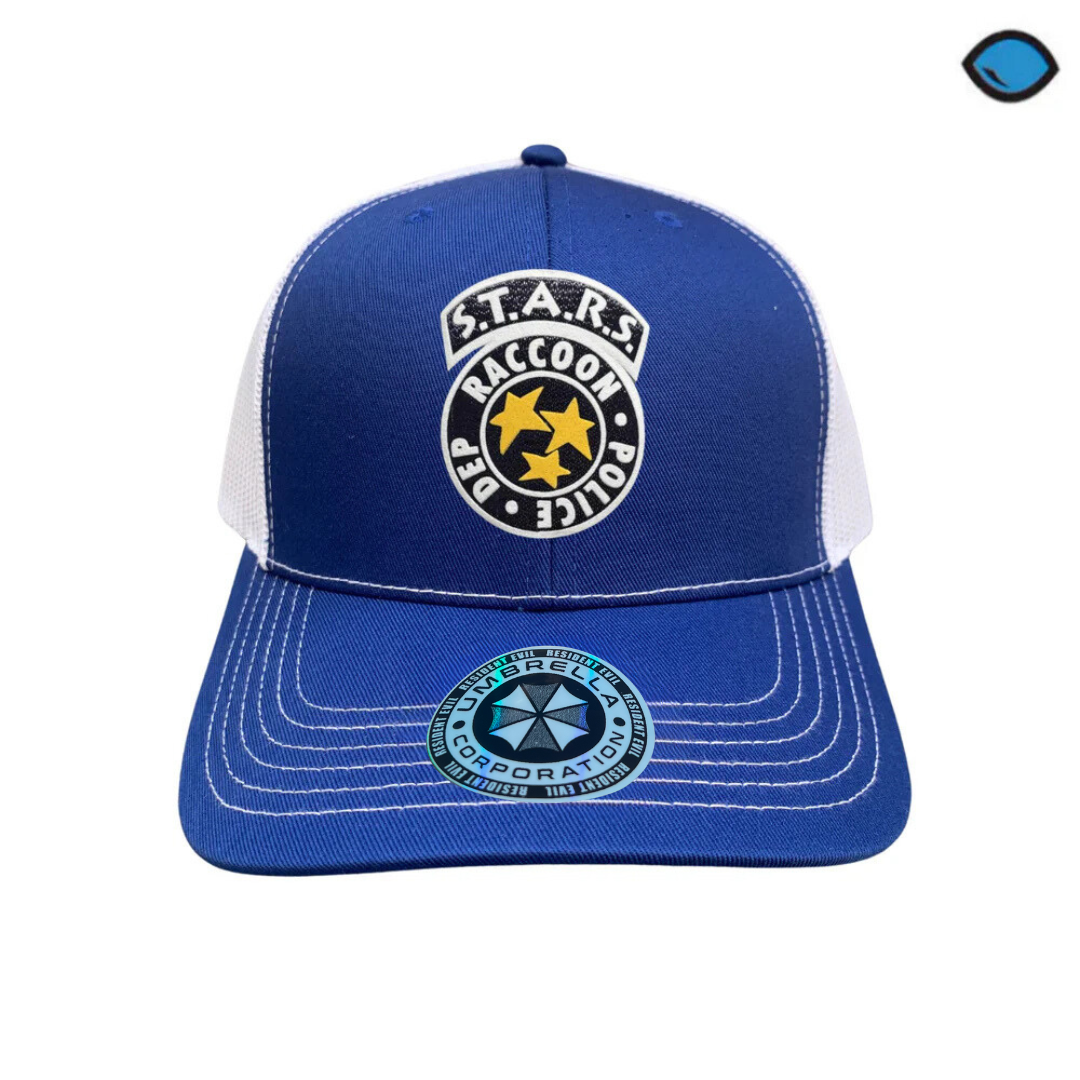 Gorra Resident Evil “S.T.A.R.S. Logo” Azul Premium Trucker