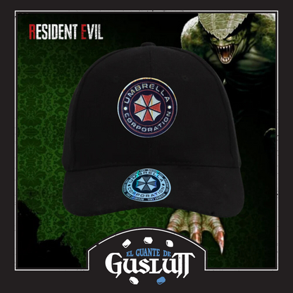 Gorra Resident Evil “Umbrella Oxidized Crest” Negra