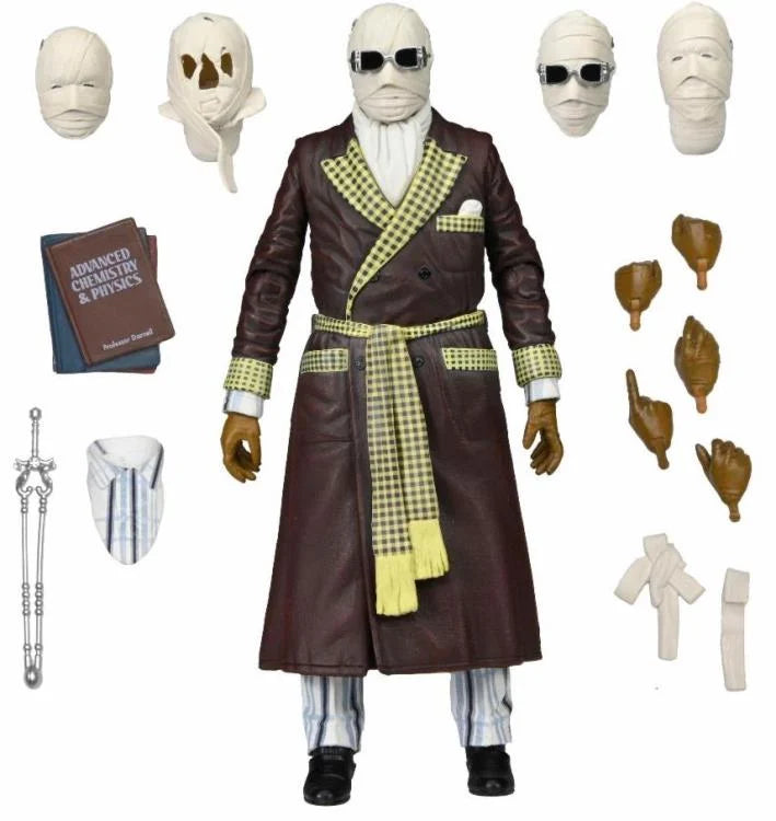 NECA Universal Monsters Ultimate Invisible Man “Kemp House” Full Color Version