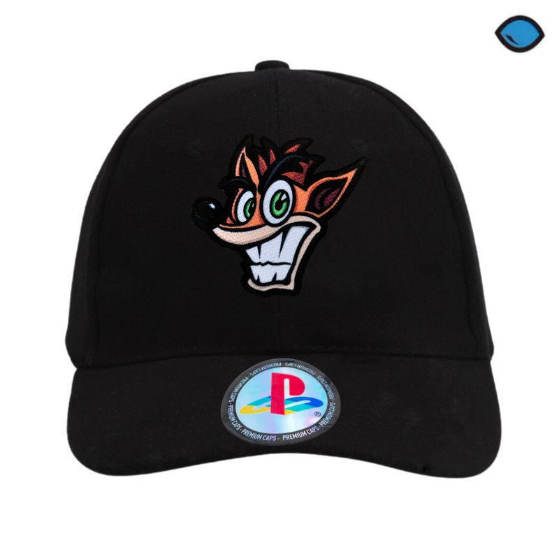 Gorra Crash Bandicoot “Crash’s Face” Negra