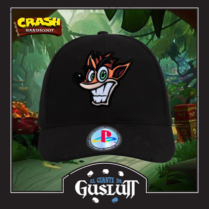 Gorra Crash Bandicoot “Crash’s Face” Negra