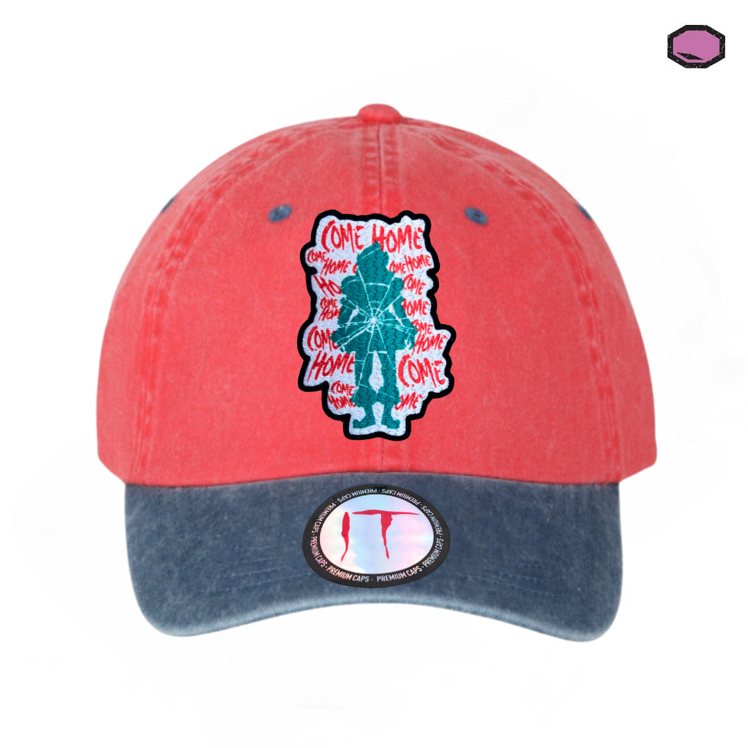 Gorra IT Pennywise “Time to float” Roja-Azul Vintage