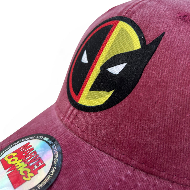 Gorra Marvel “Deadpool & Wolverine” Roja-Blanca Trucker