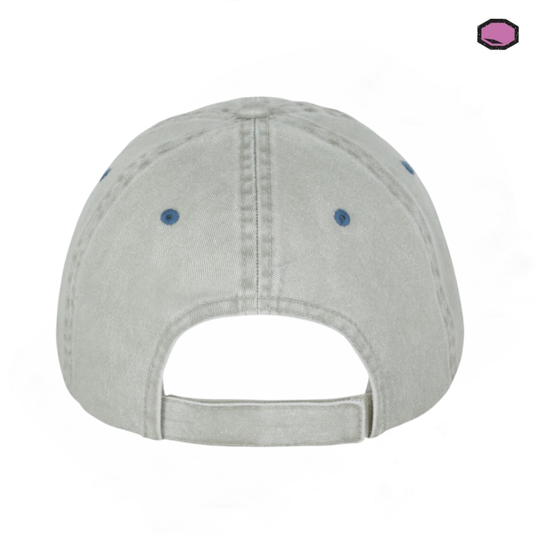 Gorra Aliens “USCM” Logo Beige-Azul Vintage