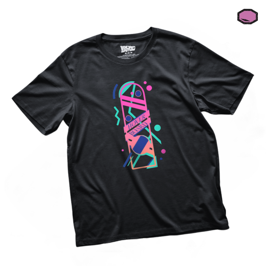 Playera Back to the Future “Hoverboard” Negra