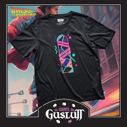 Playera Back to the Future “Hoverboard” Negra