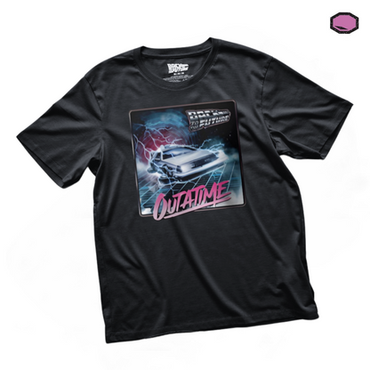 Playera Back to the Future “Jump in time” Negra