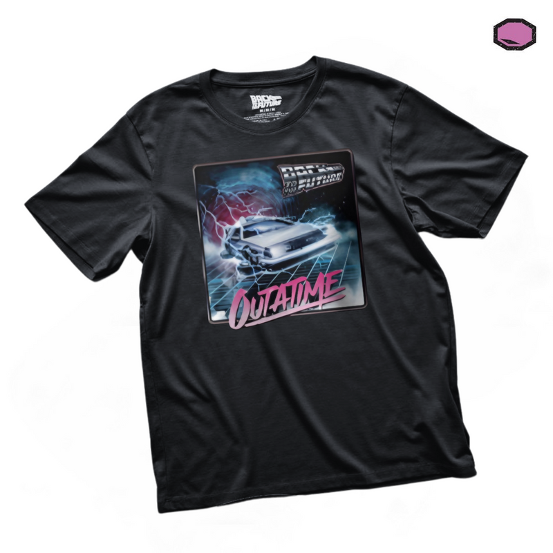 Playera Back to the Future “Jump in time” Negra