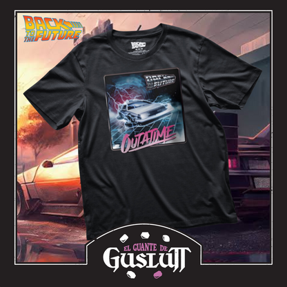 Playera Back to the Future “Jump in time” Negra