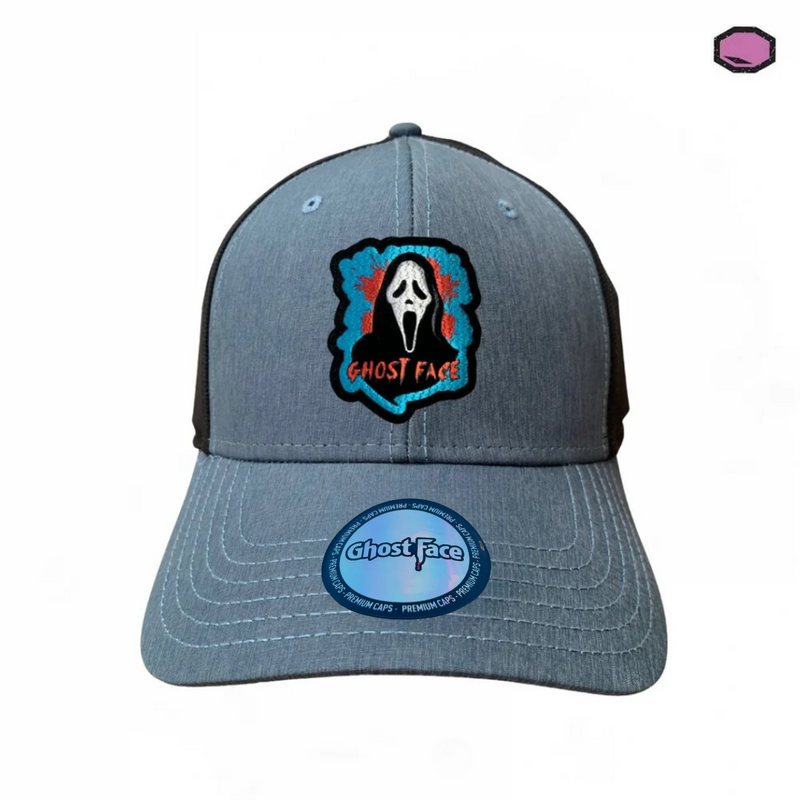 Gorra Scream “Ghostface” Premium Flex Fit Azul