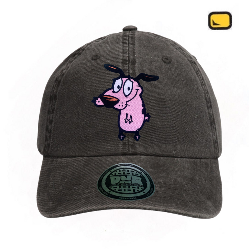 Gorra Cartoon Network Coraje el perro cobarde Gris Vintage